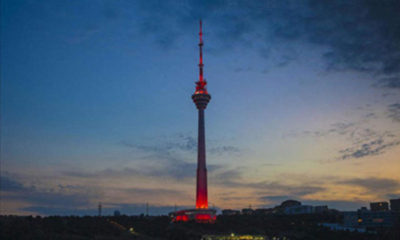 Azerbajdžanská televízna veža Baku